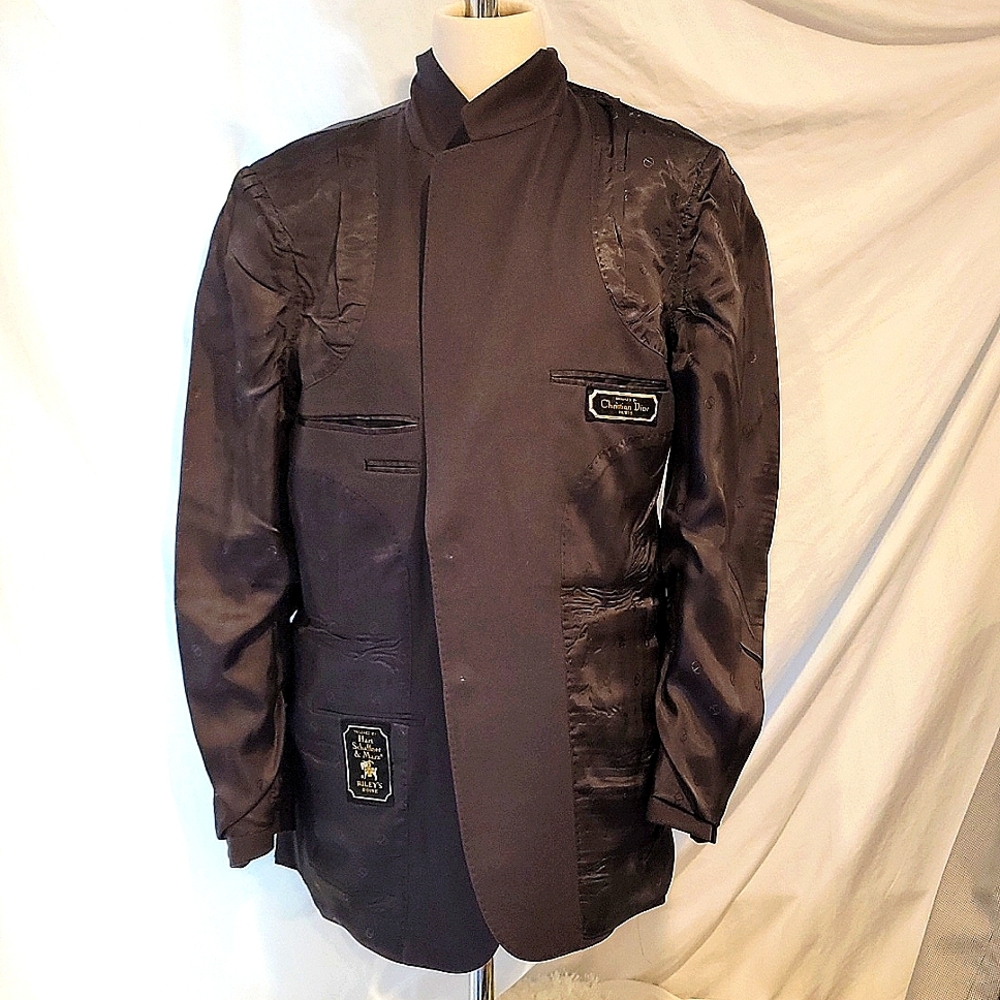 Christian Dior Charcoal Grey Suit Jacket - Picture 8 of 13